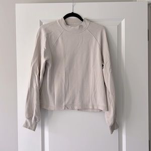 Abercrombie SoftAF mock turtleneck crop sweatshirt
